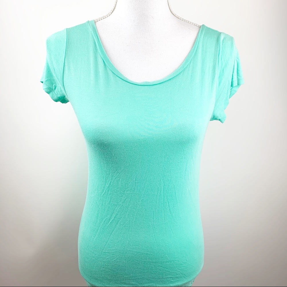 Ann Taylor LOFT blue T-shirt XS